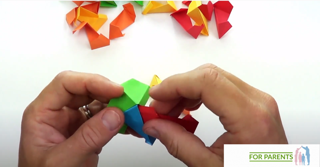Dwudziestościan średnie origami modułowe 23
