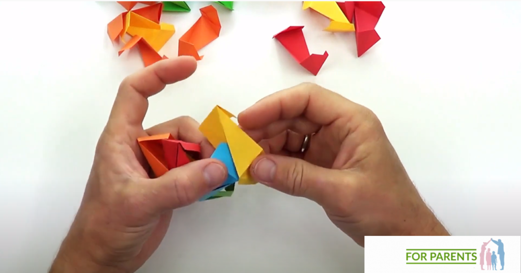Dwudziestościan średnie origami modułowe 27