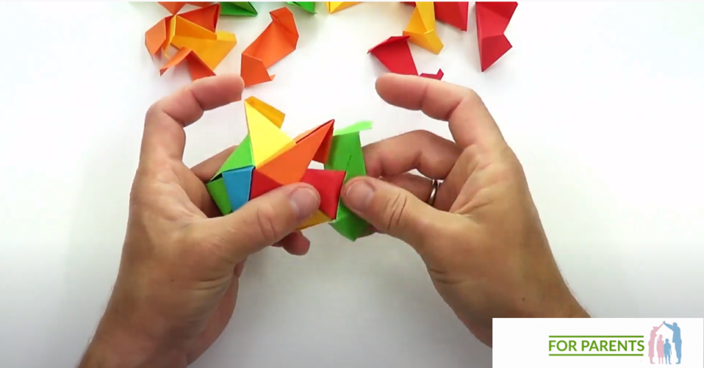 Dwudziestościan średnie origami modułowe 29