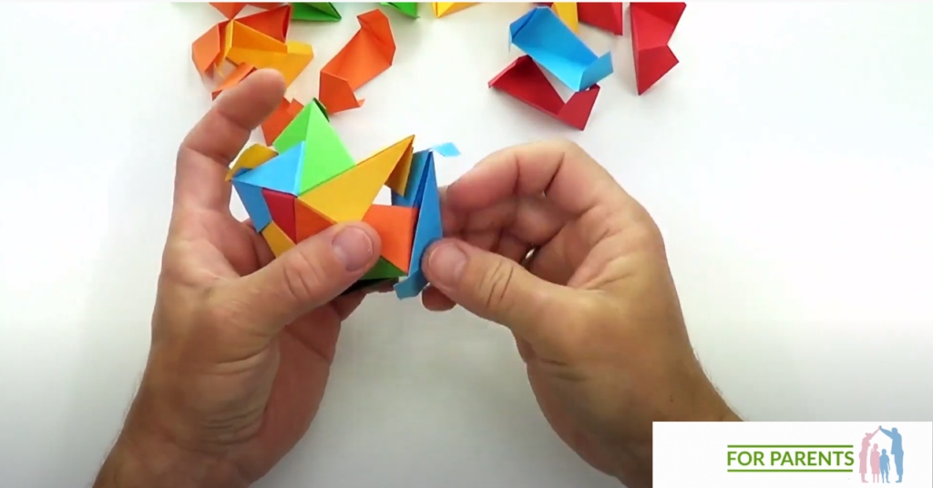 Dwudziestościan średnie origami modułowe 32