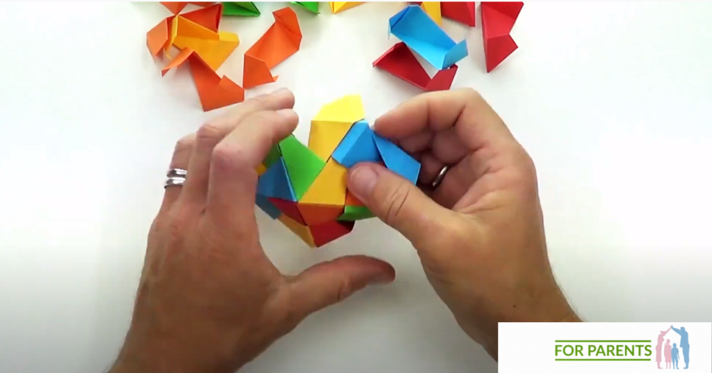 Dwudziestościan średnie origami modułowe 33