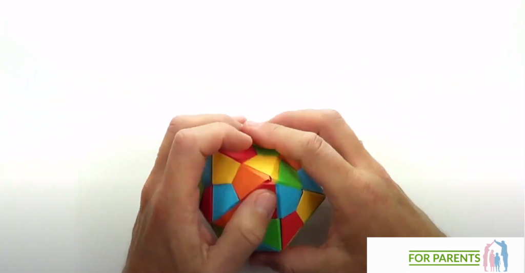 Dwudziestościan średnie origami modułowe 44