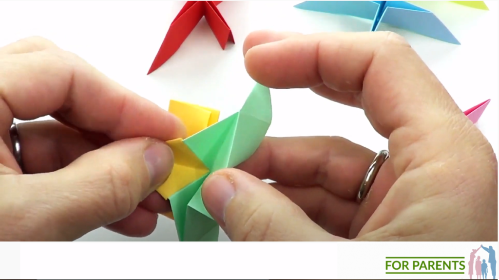 Gwiadka Omega ⭐ proste, modułowe origami 16
