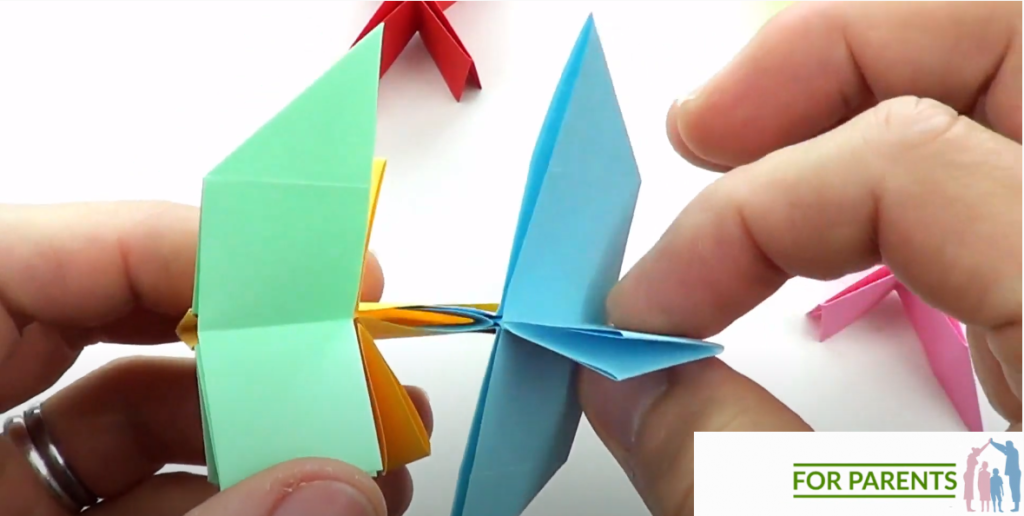 Gwiadka Omega ⭐ proste, modułowe origami 18