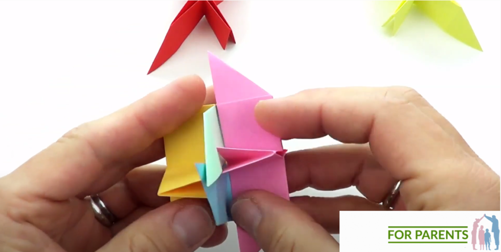 Gwiadka Omega ⭐ proste, modułowe origami 21