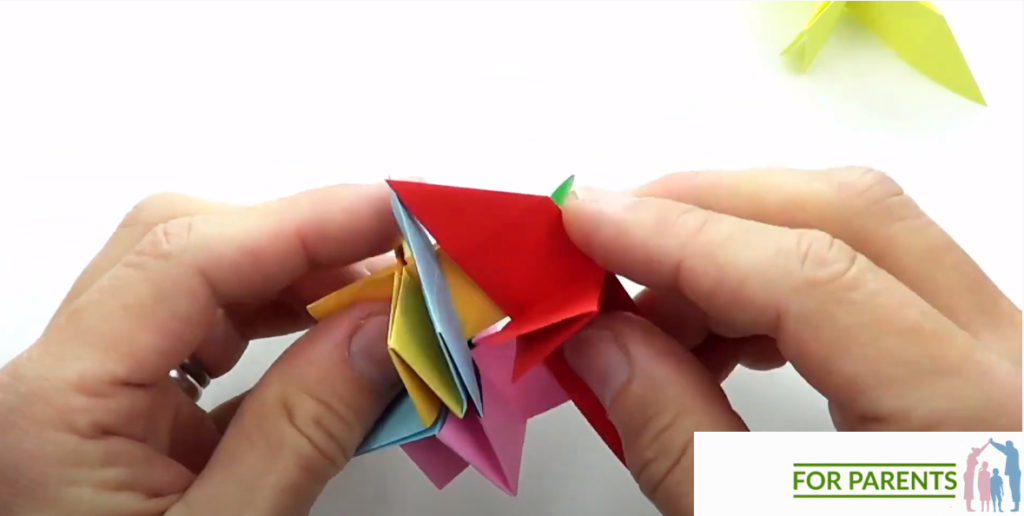 Gwiadka Omega ⭐ proste, modułowe origami 24