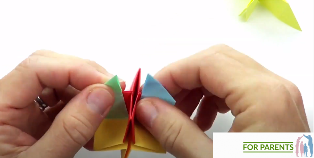 Gwiadka Omega ⭐ proste, modułowe origami 28