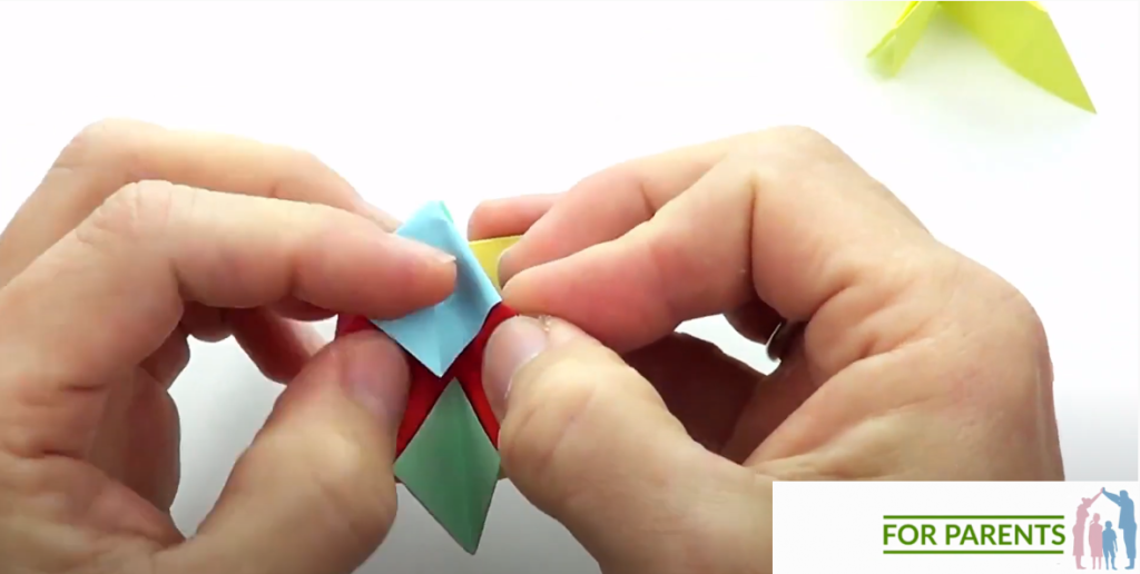 Gwiadka Omega ⭐ proste, modułowe origami 29
