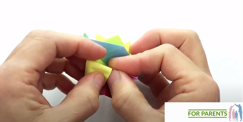 Gwiadka Omega ⭐ proste, modułowe origami 35