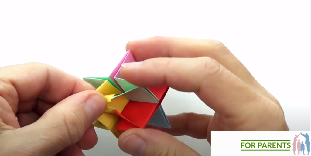 Gwiadka Omega ⭐ proste, modułowe origami 41