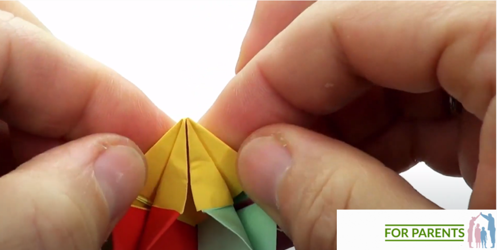 Gwiadka Omega ⭐ proste, modułowe origami 42