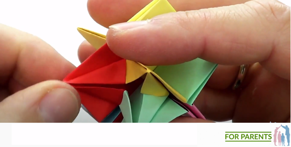 Gwiadka Omega ⭐ proste, modułowe origami 45