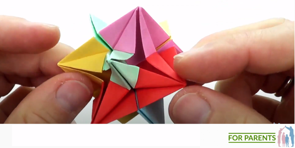 Gwiadka Omega ⭐ proste, modułowe origami 46