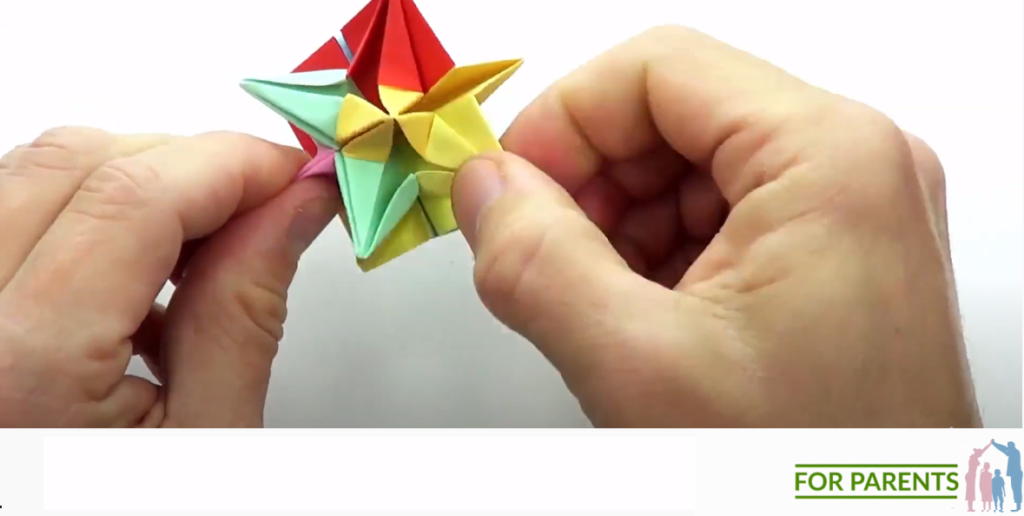 Gwiadka Omega ⭐ proste, modułowe origami 47