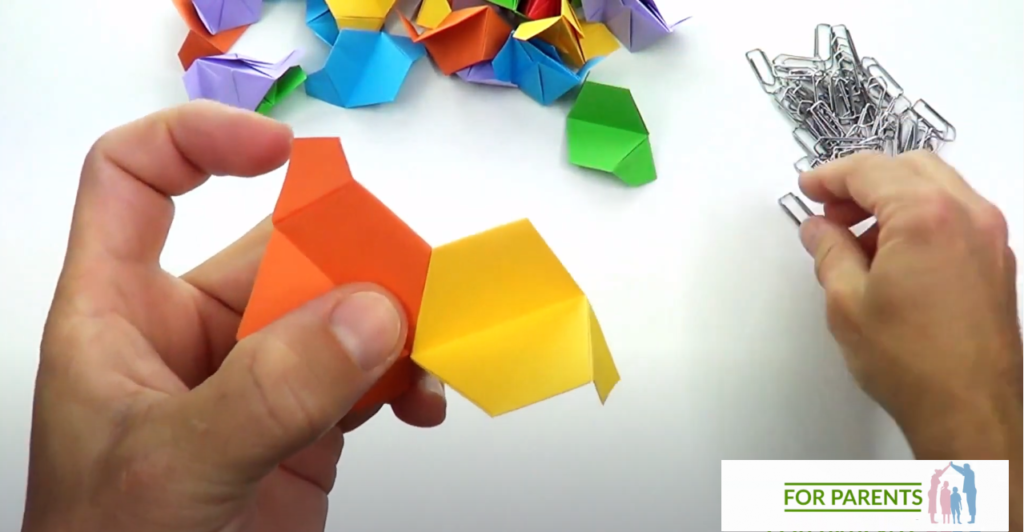 Kusudama mały Żółw średnie origami modułowe 22