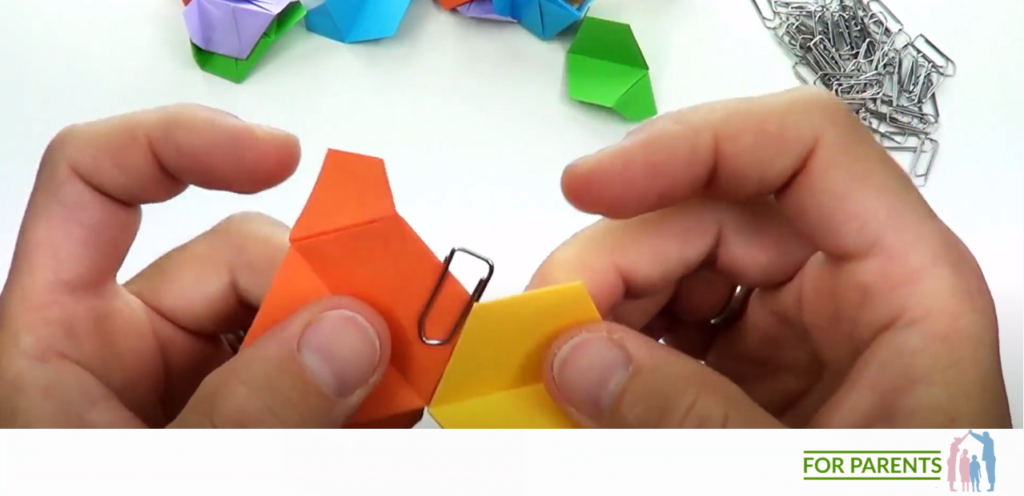 Kusudama mały Żółw średnie origami modułowe 23