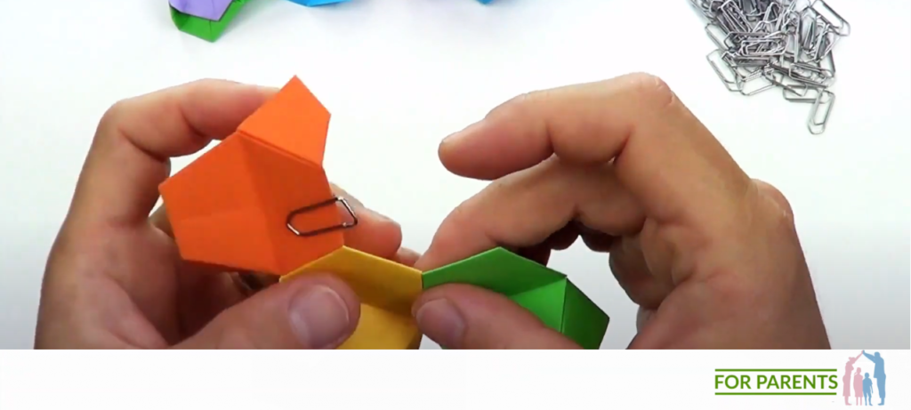 Kusudama mały Żółw średnie origami modułowe 24