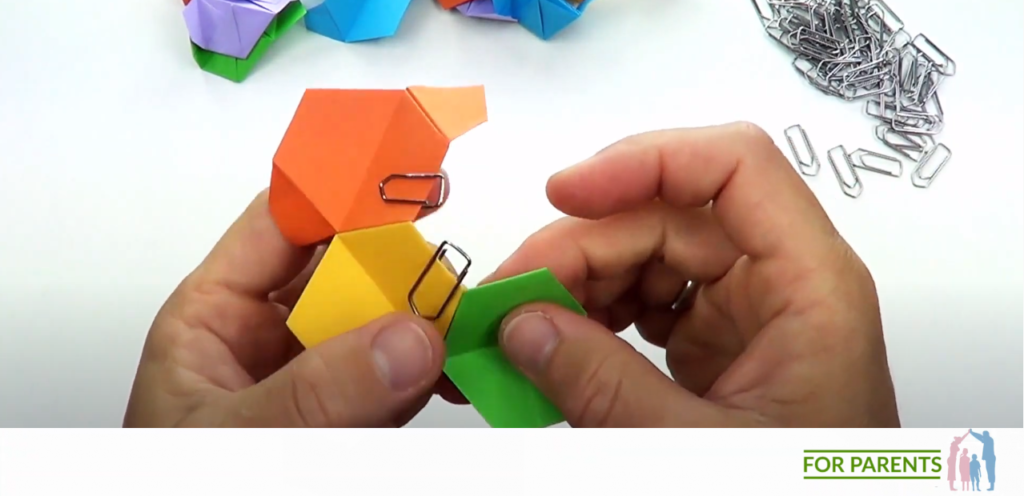 Kusudama mały Żółw średnie origami modułowe 25