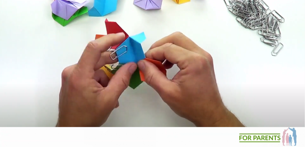 Kusudama mały Żółw średnie origami modułowe 27