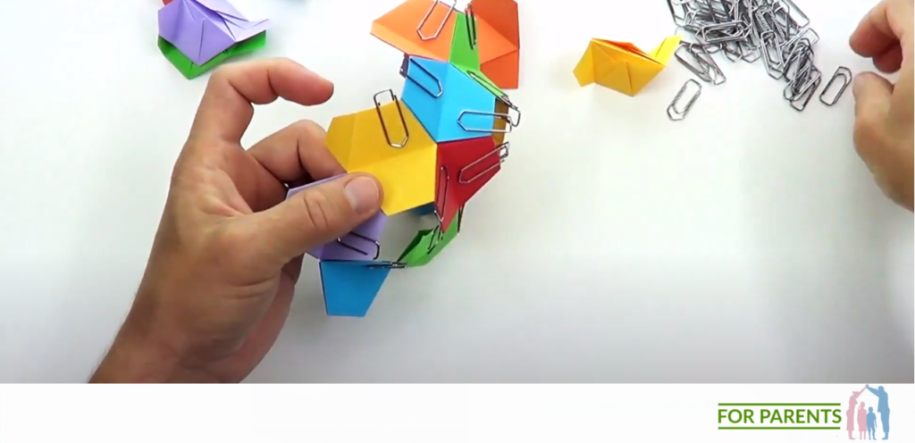Kusudama mały Żółw średnie origami modułowe 43