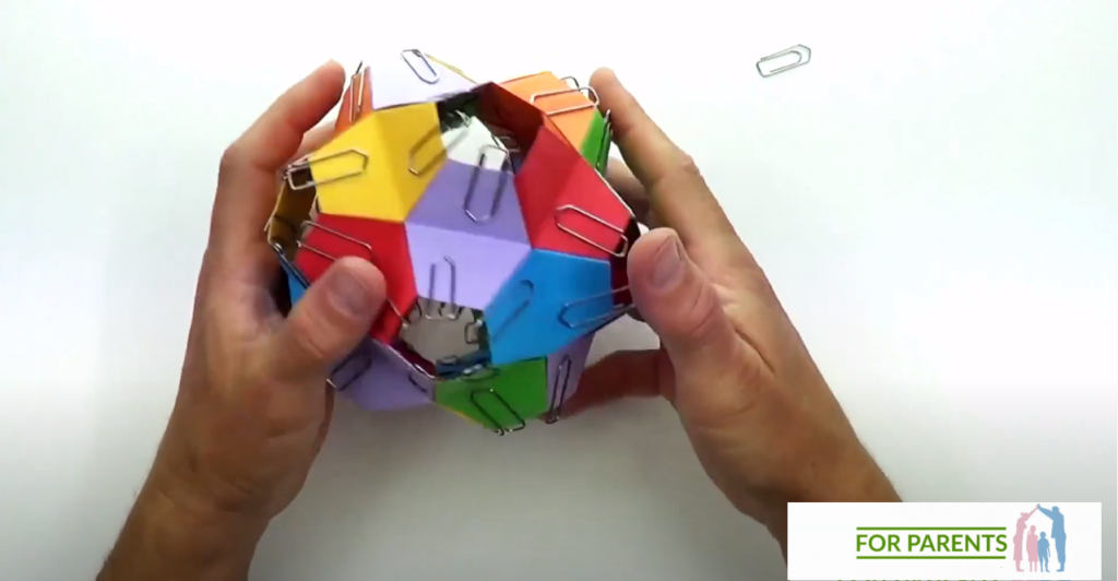Kusudama mały Żółw średnie origami modułowe 48