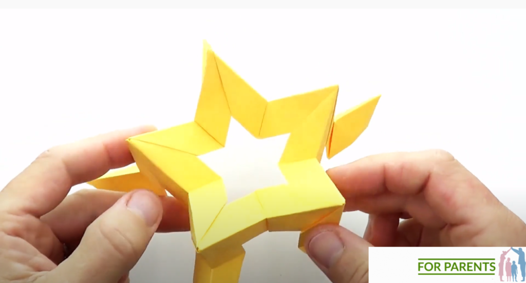 dwunastościan z gwiazdą ⭐ średnie, modułowe origami 30