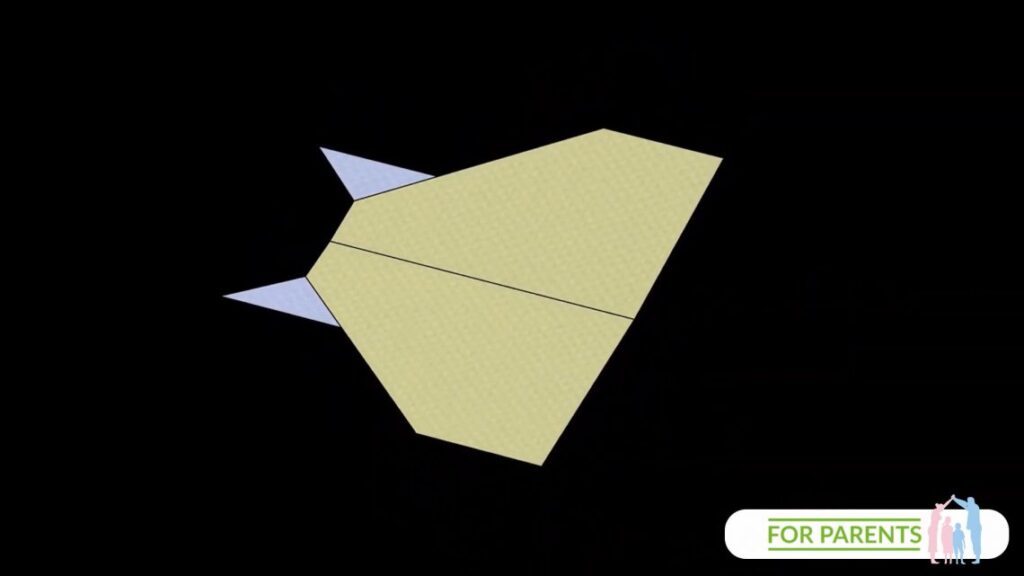 manta ray płaszczka samolot z papieru