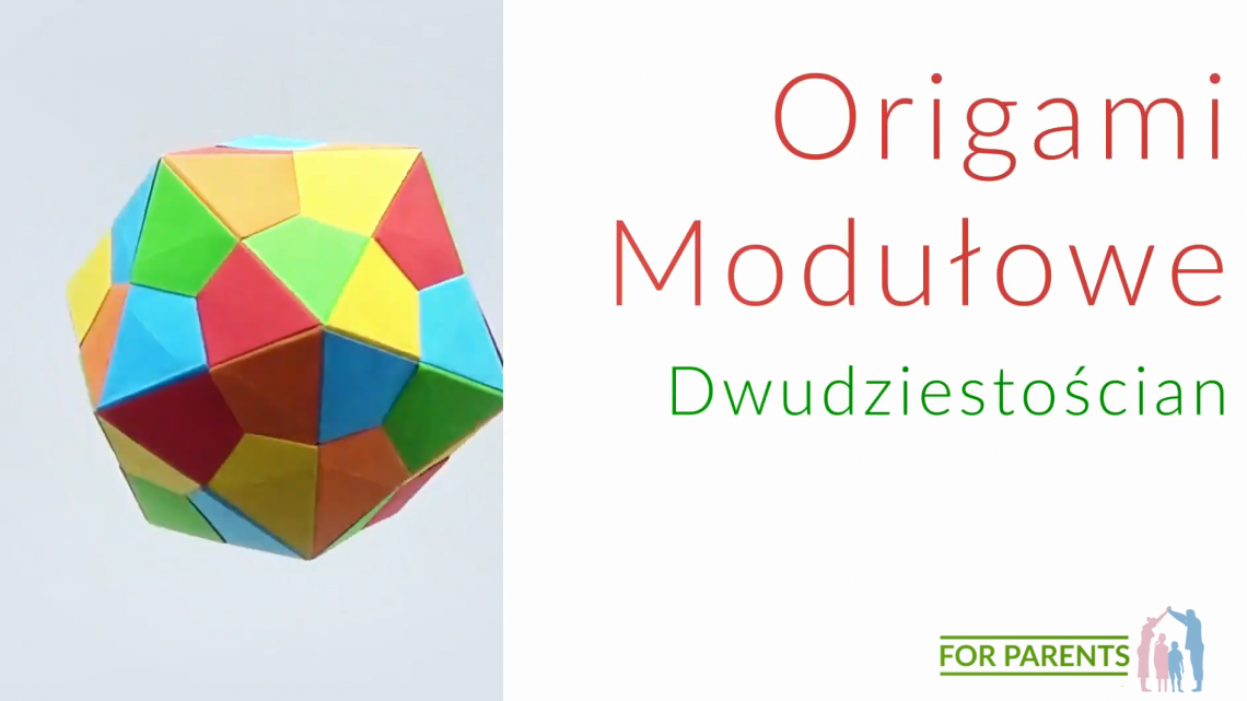 Origami Dwudziestościan – średnie origami modułowe