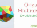 origami dwudziestościan średnie origami modułowe