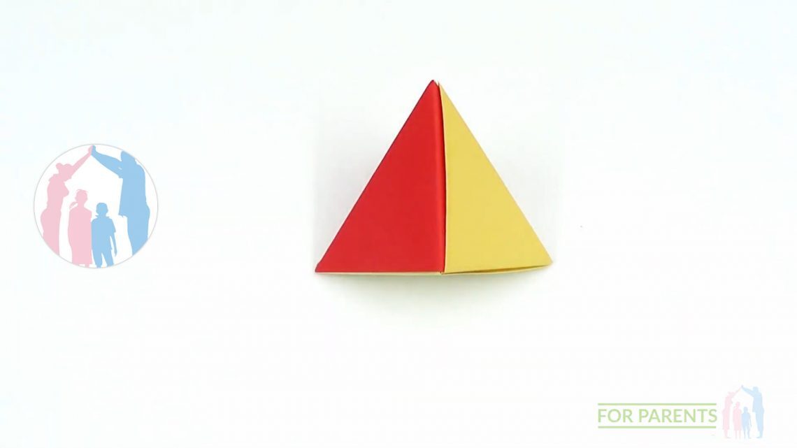 Origami ostrosłup bez klejenia – proste origami modułowe