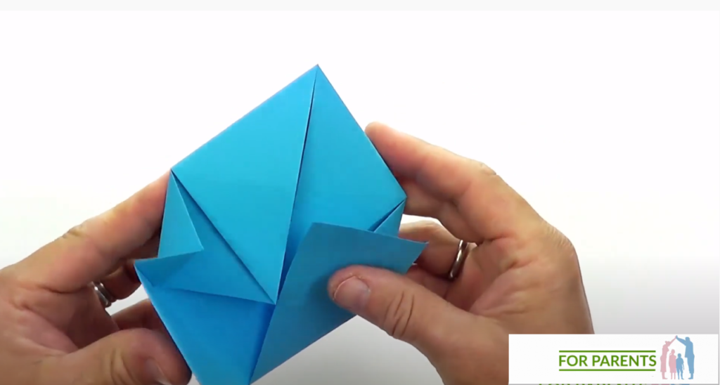 origami prostokątne pudełko z pokrywką proste origami modułowe 13