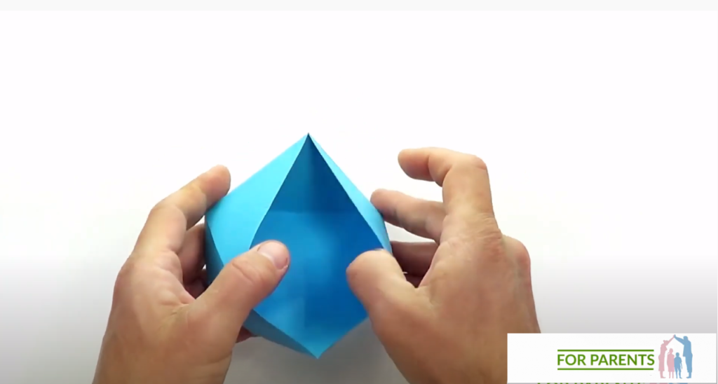 origami prostokątne pudełko z pokrywką proste origami modułowe 16