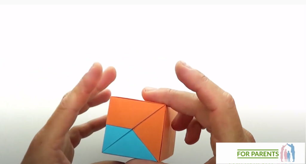origami prostokątne pudełko z pokrywką proste origami modułowe 35
