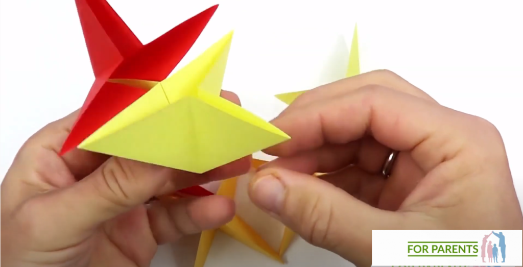 ośmiocian 8️ proste origami modułowe 6