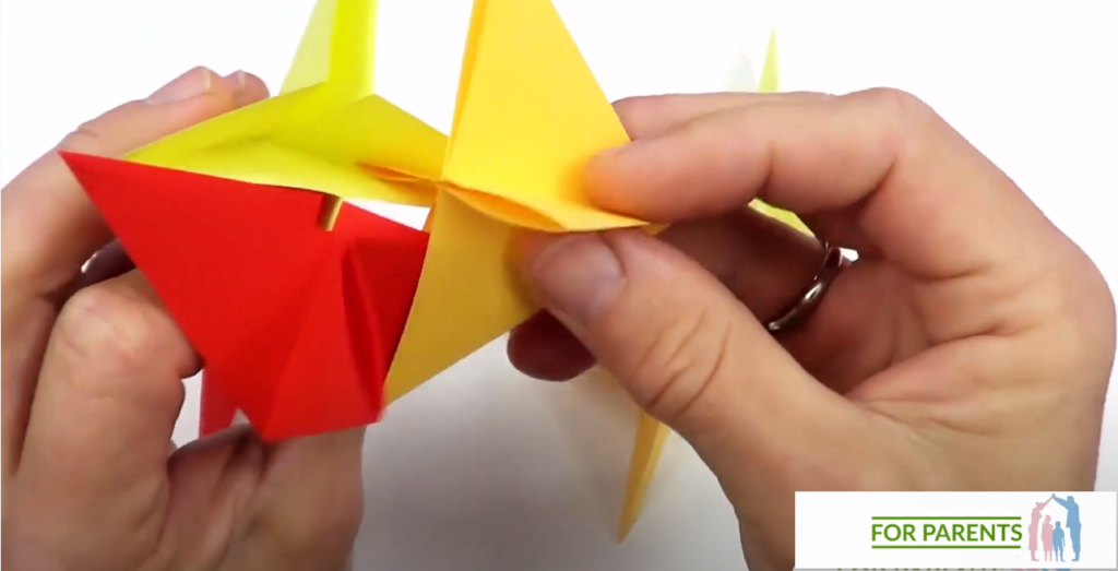 ośmiocian 8️ proste origami modułowe 7