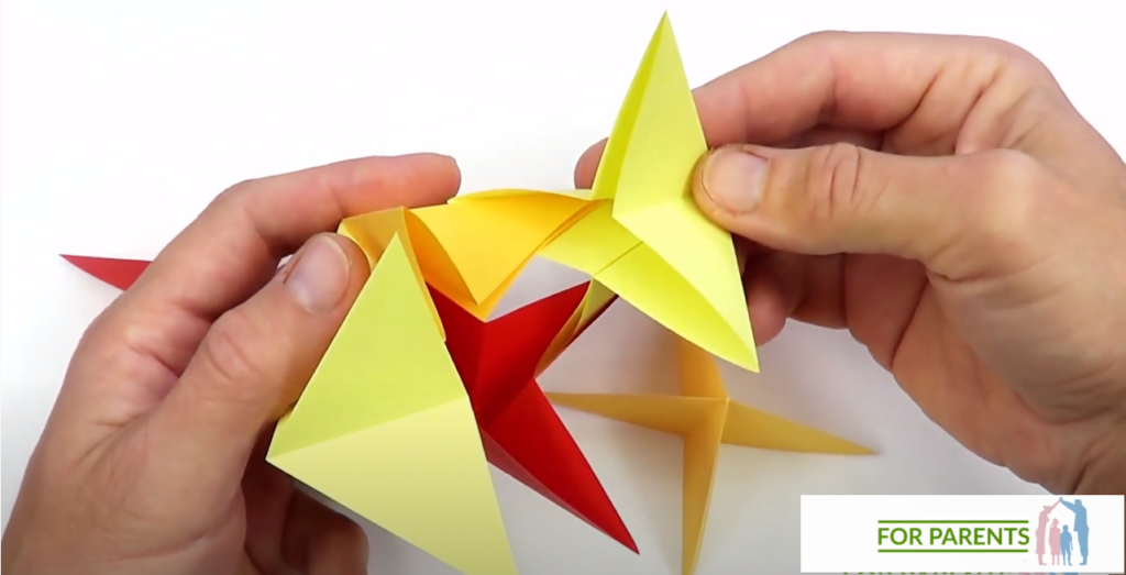 ośmiocian 8️ proste origami modułowe 8