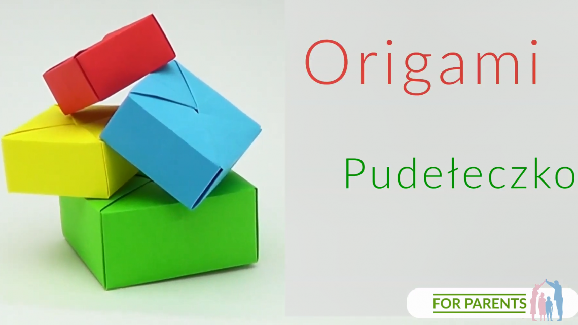 Origami pudełko bez klejenia [Senbazuru]⭐ proste origami z jednej kartki🎨