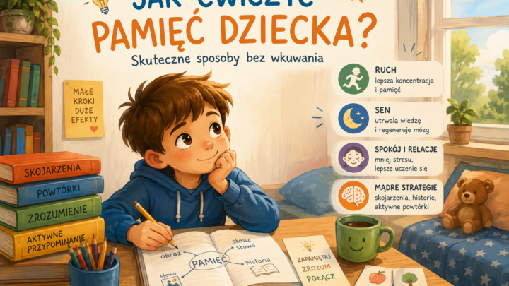 Jak ćwiczyć pamięć dziecka bez wkuwania? Skuteczne sposoby potwierdzone badaniami